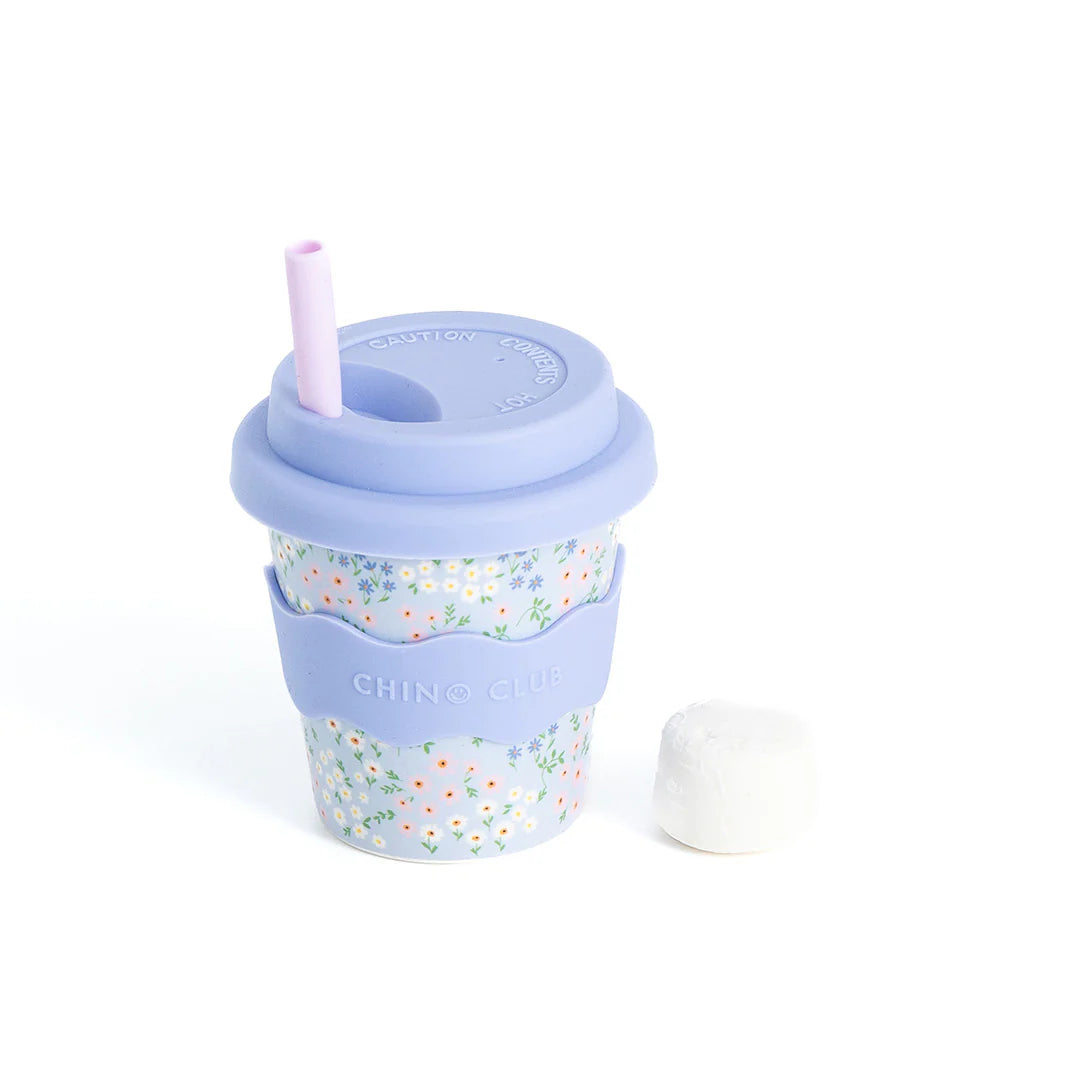 CHINO CLUB - BABYCHINO CUP - BLUE FLORAL