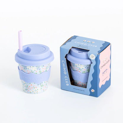 CHINO CLUB - BABYCHINO CUP - BLUE FLORAL