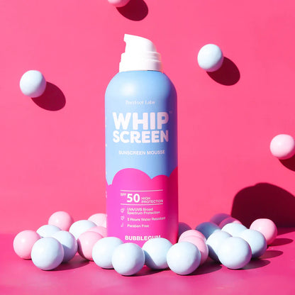 BAREFOOT LABS - WHIPSCREEN SPF50 MOUSSE - BUBBLEGUM