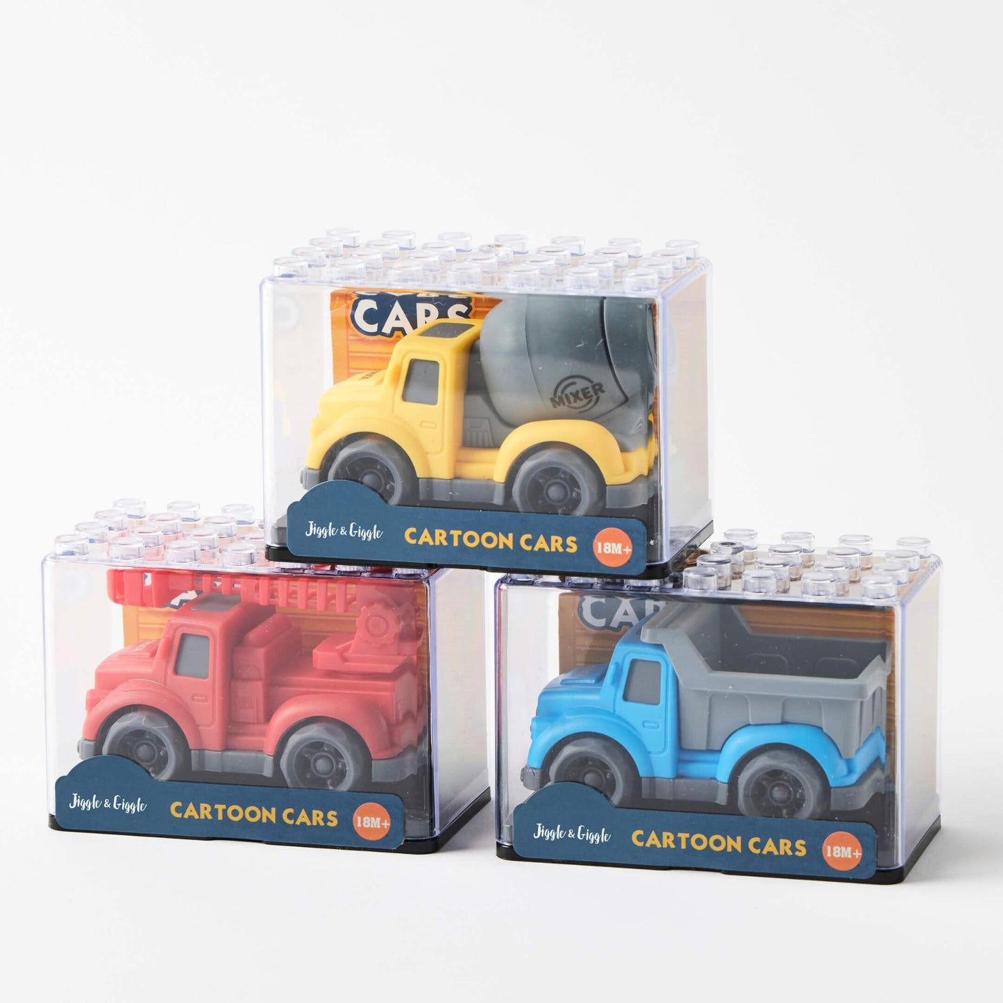 JIGGLES & GIGGLES - BIOPLASTIC STACK & PLAY - DUMP TRUCK