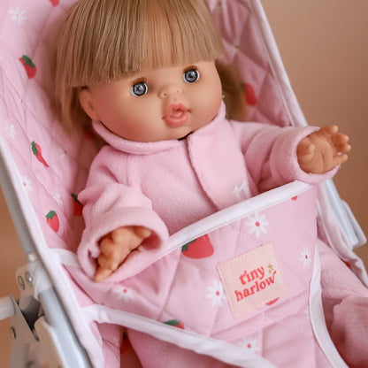 TINY HARLOW - FOLDING STROLLER - STRAWBERRY