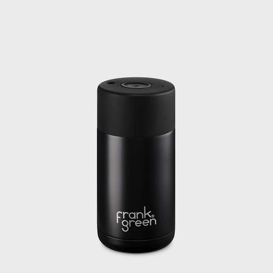 FRANK GREEN CERAMIC REUSABLE CUP 295ml - BLACK