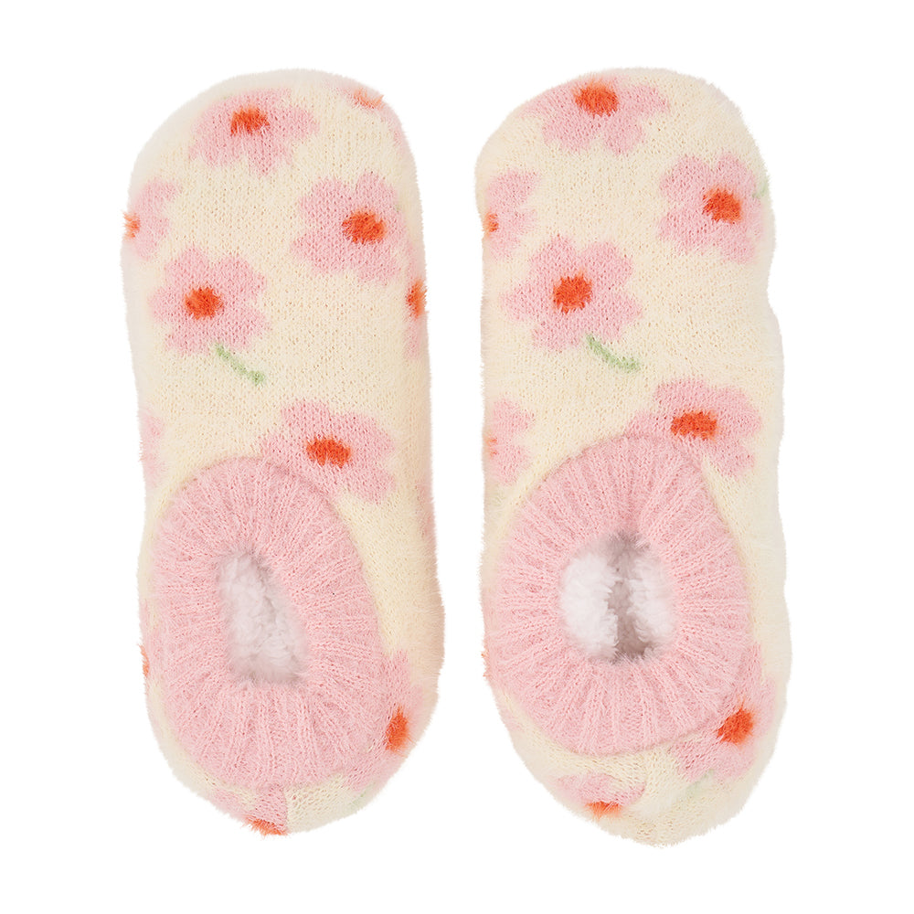 ANNABEL TRENDS FUZZY BOOTIES - MEADOW BLUSH CREAM