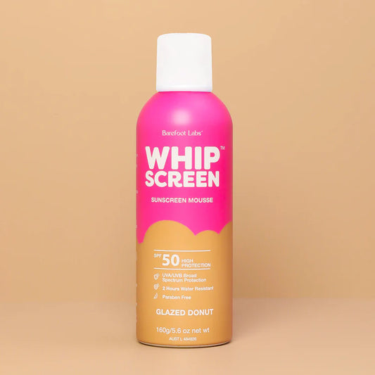 BAREFOOT LABS - WHIPSCREEN SPF50 MOUSSE - GLAZED DONUT