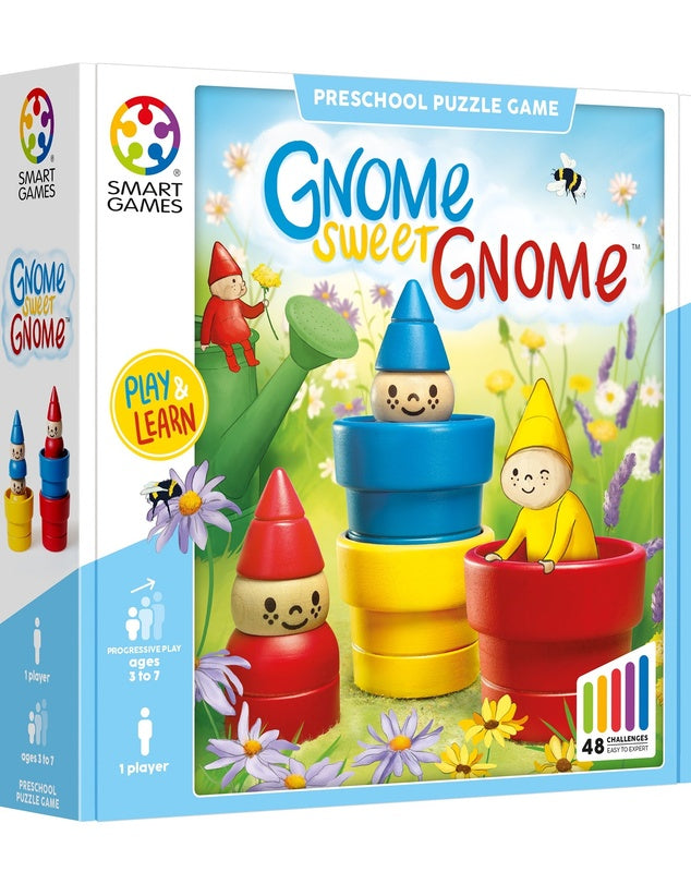 SMART GAMES PRESCHOOL PUZZLE GAME - GNOME SWEET GNOME