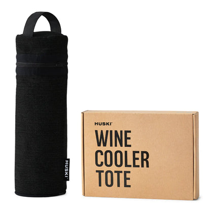 HUSKI - WINE COOLER TOTE - BLACK