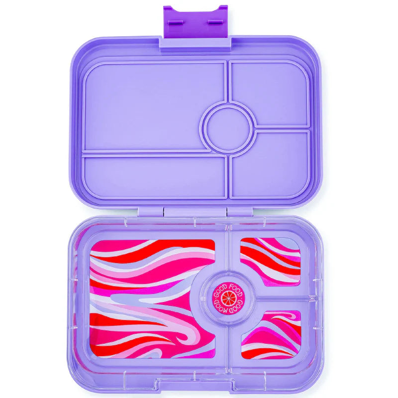 YUMBOX TAPAS - 4 COMPARTMENT - IBIZA PURPLE 4C GROOVY