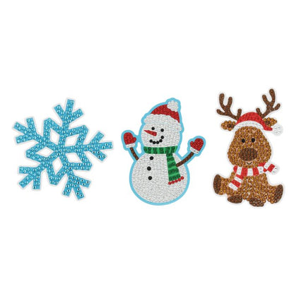 FESTIVE DIAMOND ART - SNOWMAN