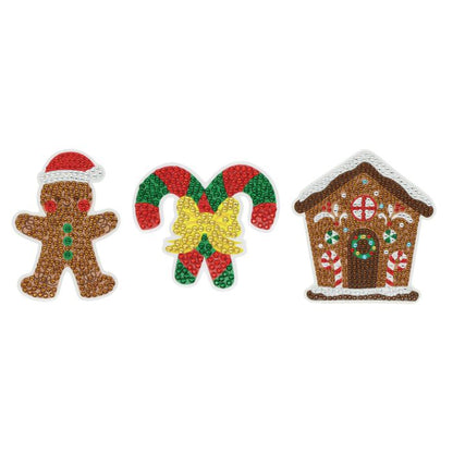 FESTIVE DIAMOND ART - GINGERBREAD