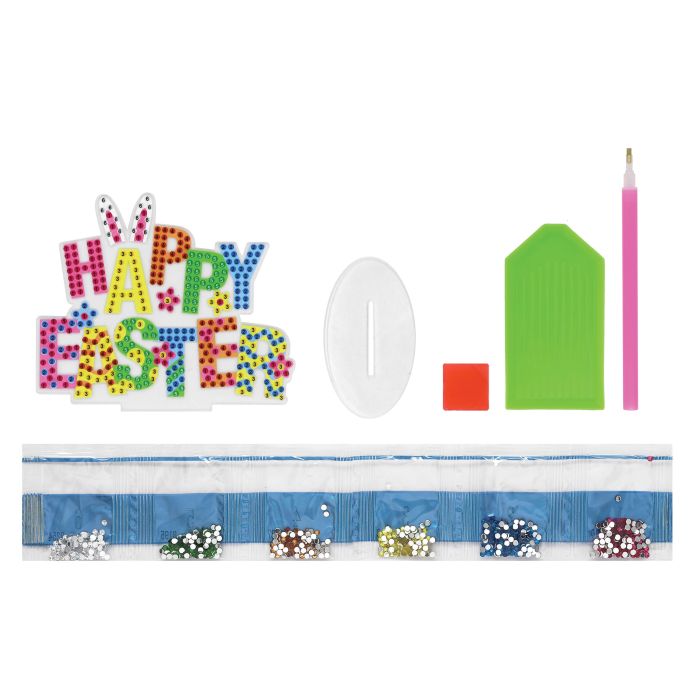 DISCOVERY ZONE - EASTER FUN DIAMOND ART - HAPPY EASTER