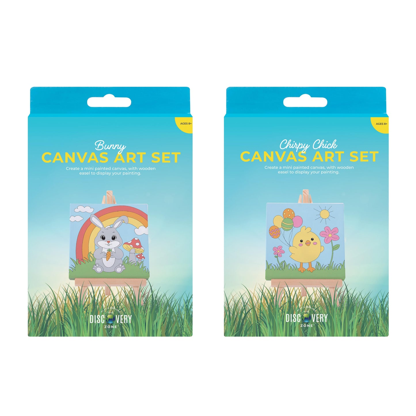 DISCOVERY ZONE - EASTER CANVAS ART SET - BUNNY