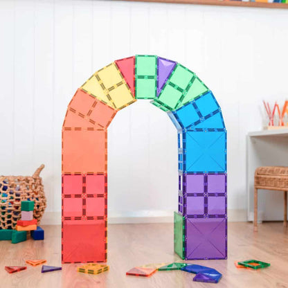 CONNETIX TILES - RAINBOW STARTER PACK (60 Pieces)