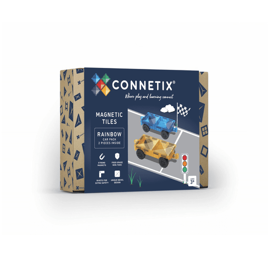 CONNETIX TILES- 2 PIECE CAR PACK
