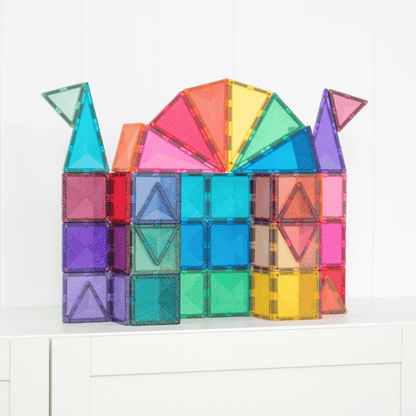 CONNETIX TILES - GLITTER CASTLE PACK 48 pieces