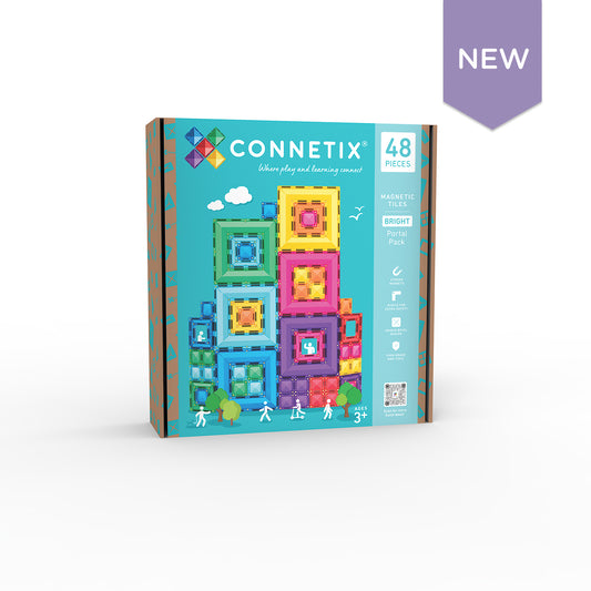 CONNETIX TILES - BRIGHT PORTAL PACK 48 pieces