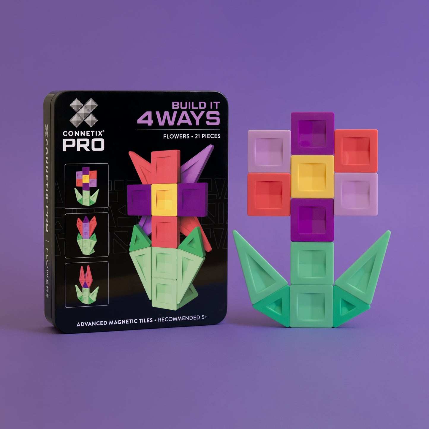 CONNETIX PRO - BUILD IT 4 WAYS - FLOWERS