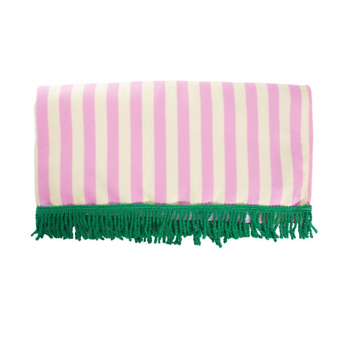 ECLECTIC SUMMER - QUICK DRY TOWEL - YELLOW/PINK