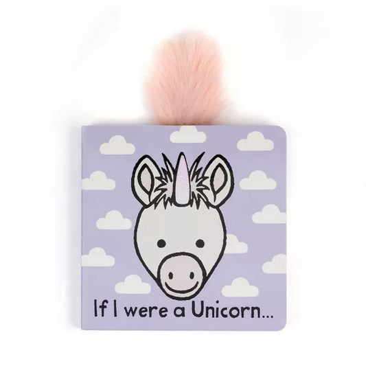 JELLYCAT SENSORY BOARD BOOK - IF I WERE A UNICORN