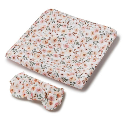 SNUGGLE HUNNY STRETCH COTTON BABY WRAP SET - SPRING FLORAL