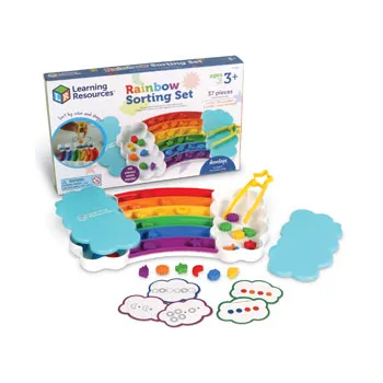 LEARNING RESOURCES - RAINBOW SORTING SET