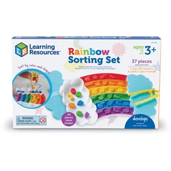 LEARNING RESOURCES - RAINBOW SORTING SET