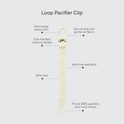 BIBS DUMMIES - LOOP CLIP - BLUSH
