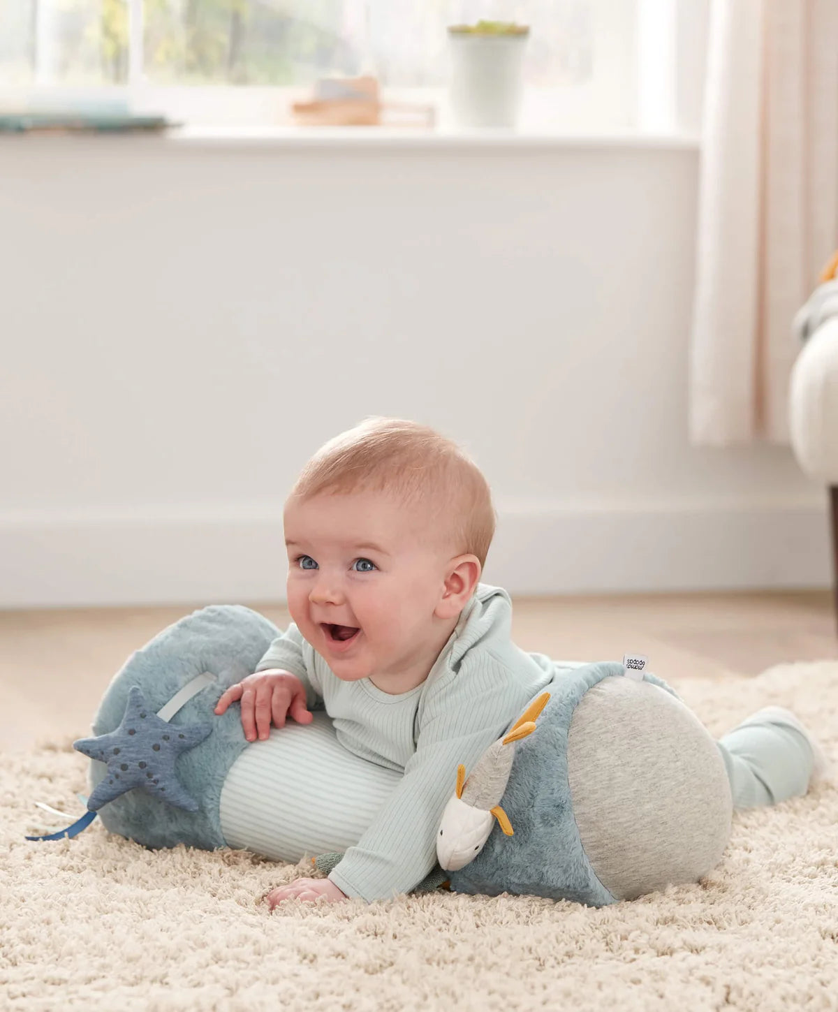 MAMAS & PAPAS - TUMMY TIME ACTIVITY TOY - BLUE