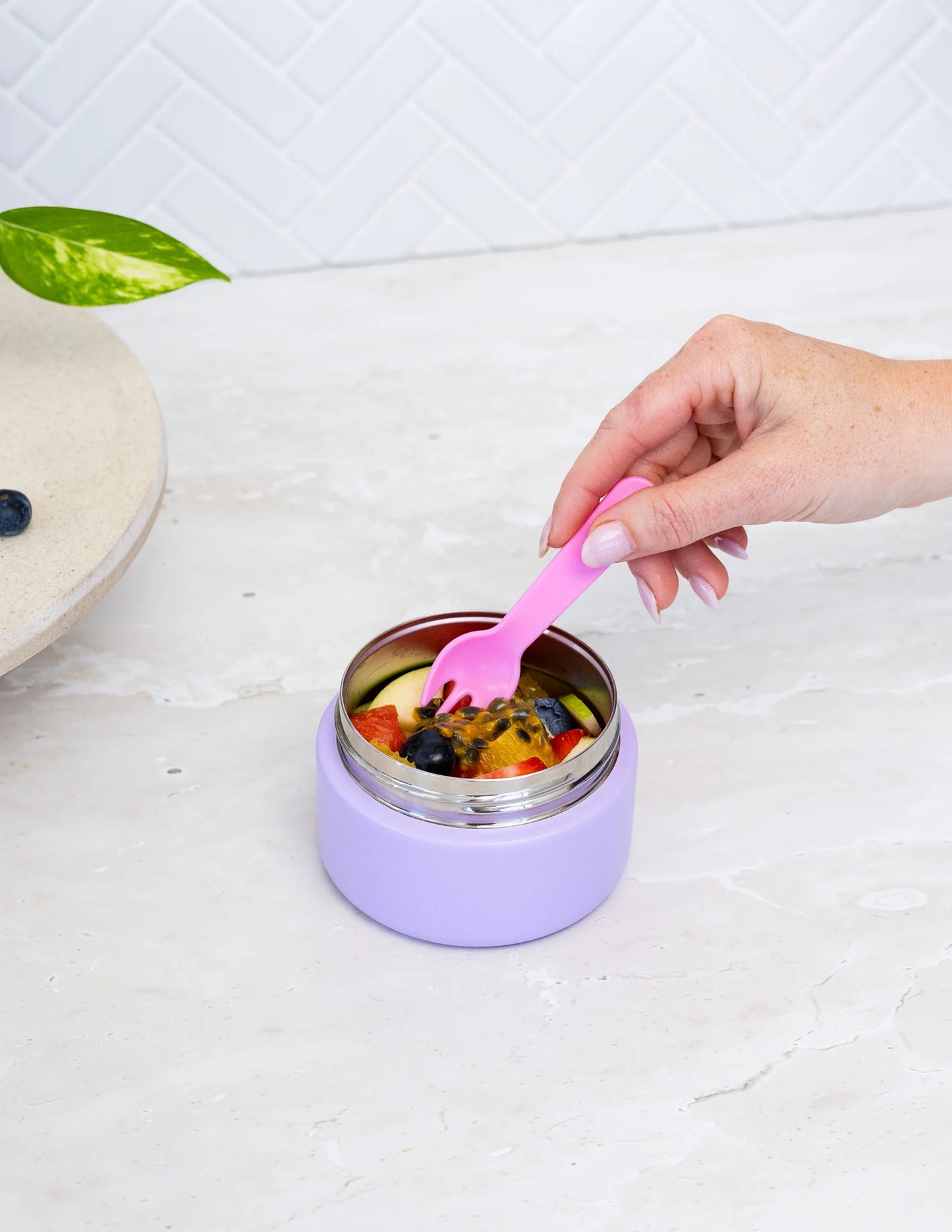 MONTIICO INSULATED FOOD JAR 200ML - LILAC