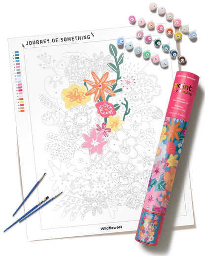 JOURNEY OF SOMETHING PAINT BY NUMBERS - WILD FLOWERS