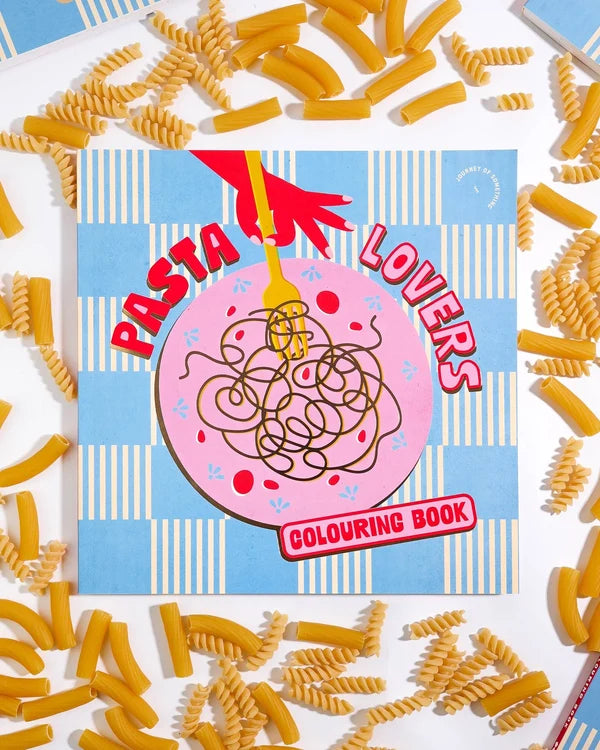 JOURNEY OF SOMETHING - PASTA LOVERS COLOURING BOOK