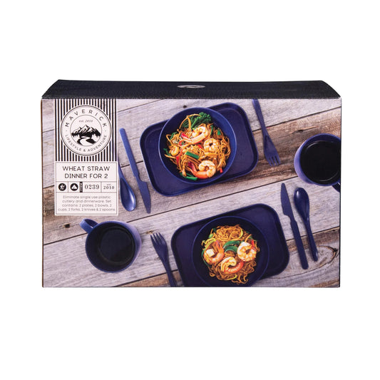 MAVERICK - WHEAT STRAW DINNER FOR 2