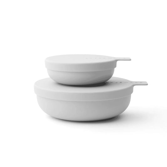 STYLEWARE - NESTING BOWL 2 PIECE SET - SMOKE