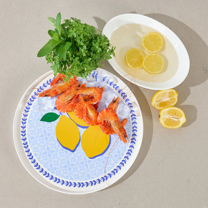 ANNABEL TRENDS - CERAMIC CAKE PLATE - LEMON