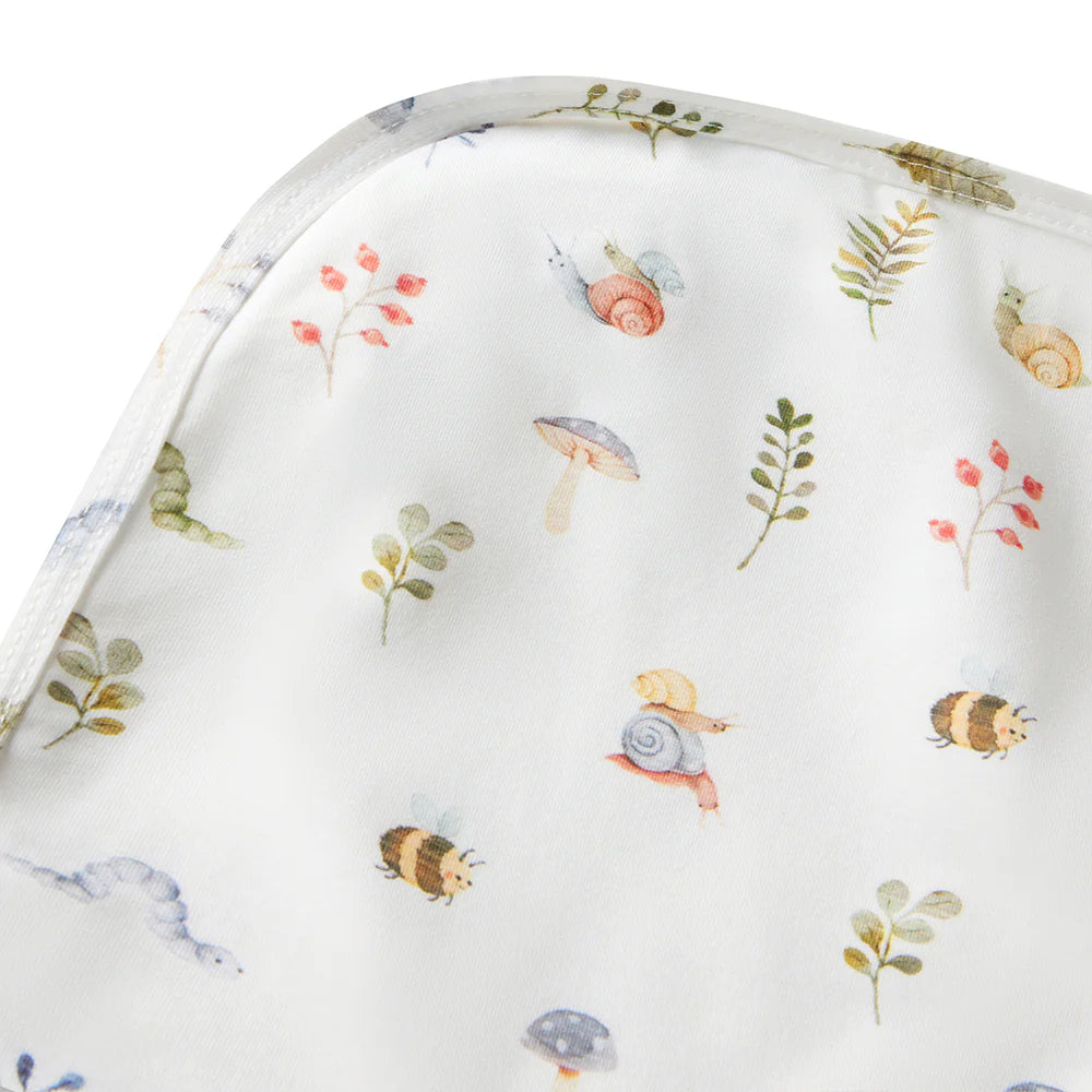 SNUGGLE HUNNY STRETCH COTTON BABY WRAP SET - GARDEN FRIENDS