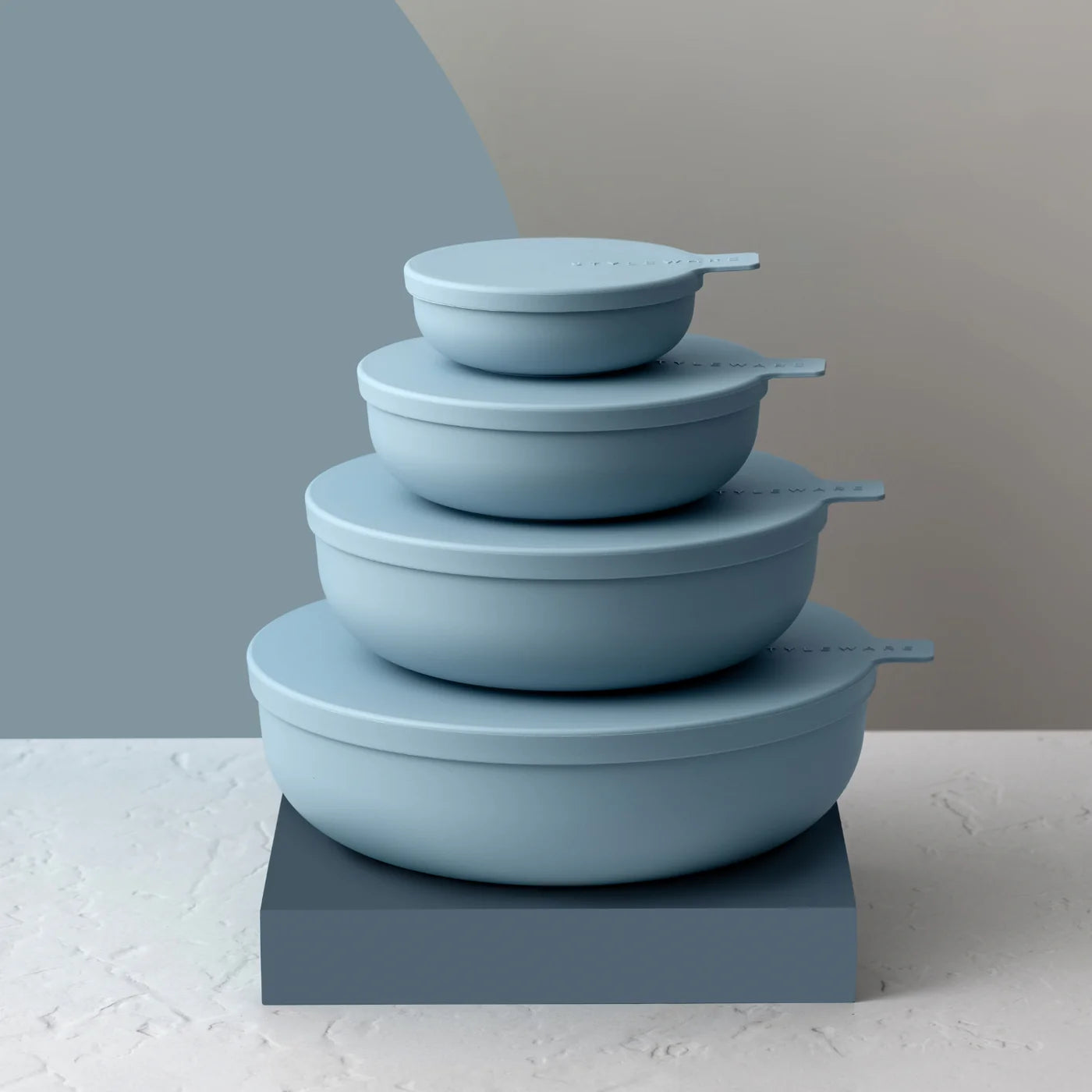 STYLEWARE - NESTING BOWL 4 PIECE SET - SKY