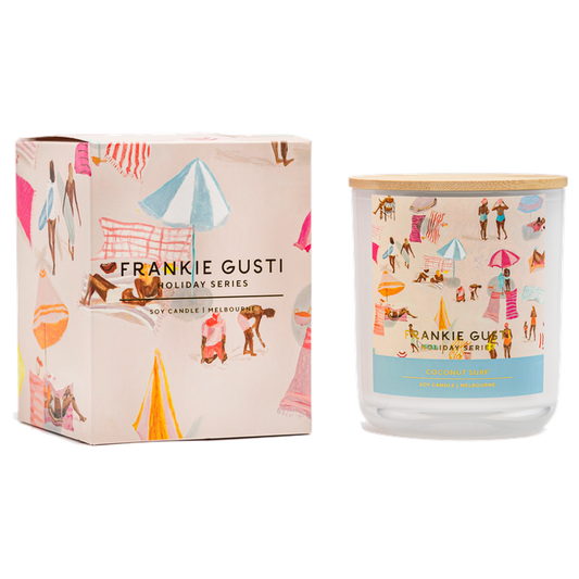 FRANKIE GUSTI HOLIDAY SERIES CANDLE - COCONUT SURF