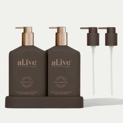 AL.IVE WASH & LOTION DUO - LIMITED EDITION - VANILLA CREAM & TONKA BEAN