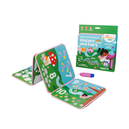MY CREATIVE BOX - MAGIC WATER PAINTING SET - UNICORN AND FAIRY