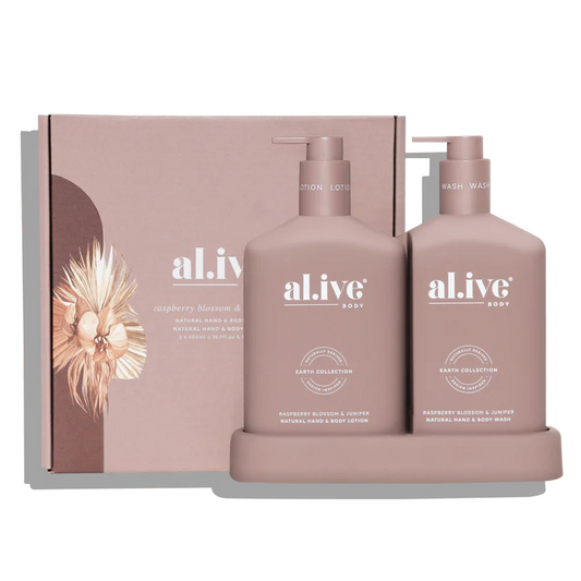 AL.IVE WASH & LOTION DUO - RASPBERRY BLOSSOM & JUNIPER DUO