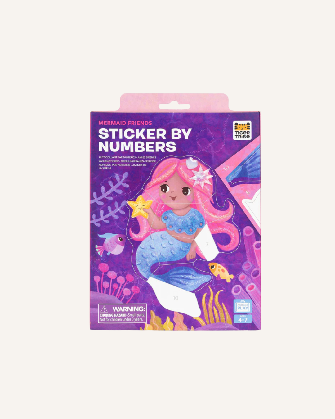 TIGERTRIBE STICKER BY NUMBERS - MERMAID FRIENDS