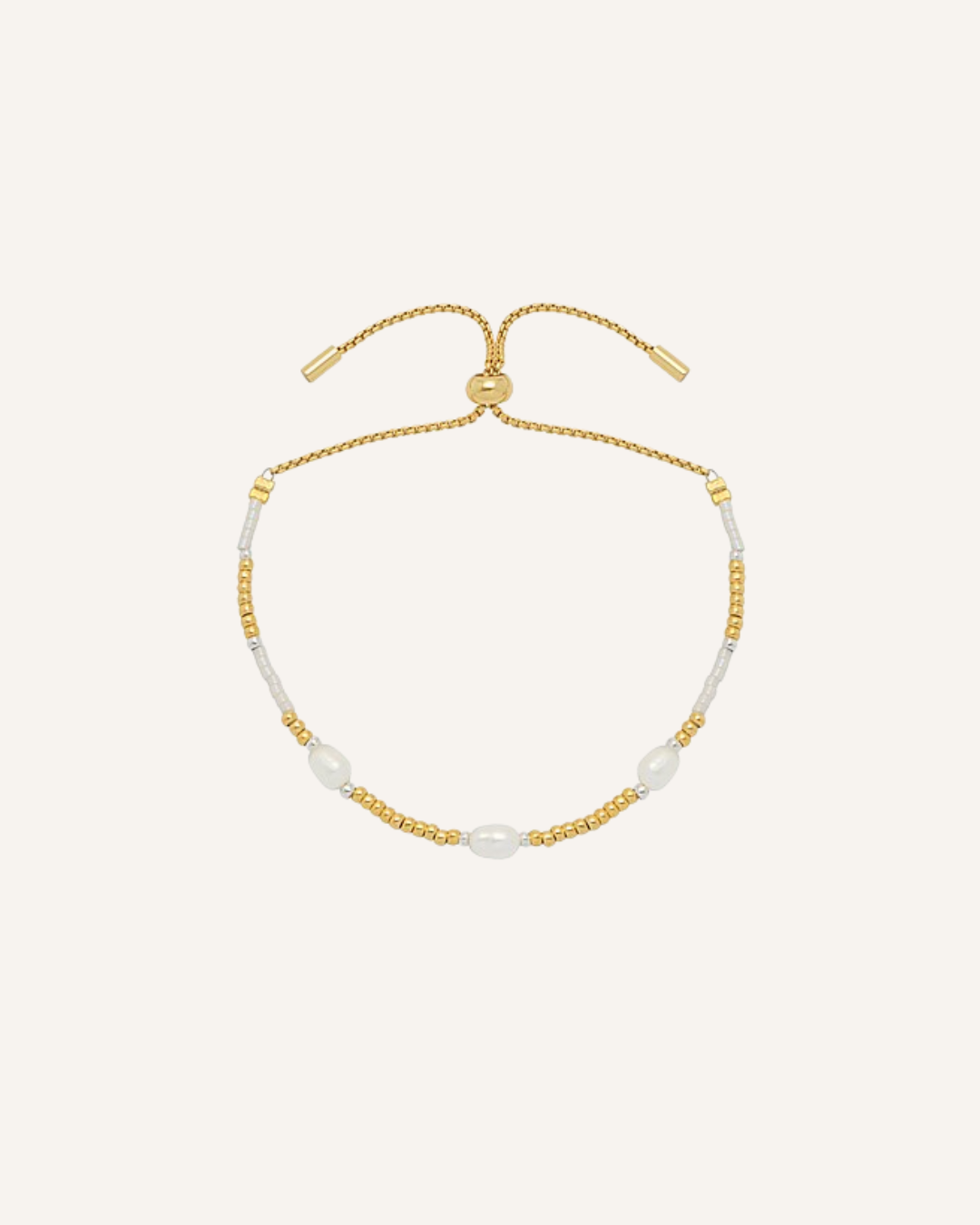 ESTELLA BARTLETT - BRACELET - PEARL AND GOLD