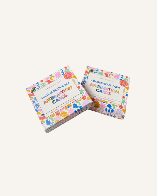 JOURNEY OF SOMETHING  - COLOUR YOUR OWN AFFIRMATION CARDS