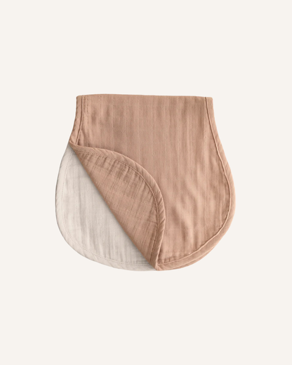 MUSHIE - BURP CLOTH - NATURAL/FOG