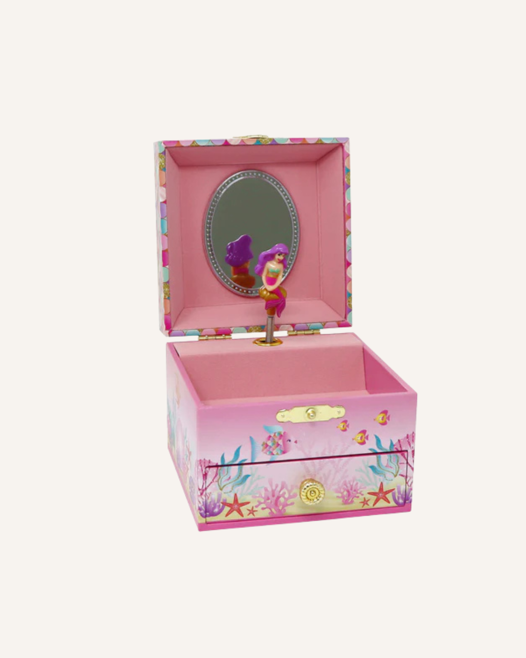 PINK POPPY - MUSICAL JEWELLERY BOX - SMALL - ENCHANTED MERMAID