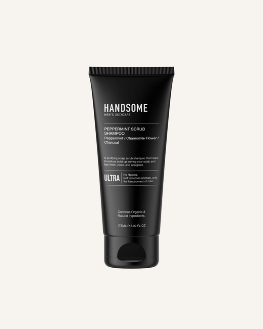 HANDSOME MEN'S SKINCARE - PEPPERMINT SCRUB SHAMPOO