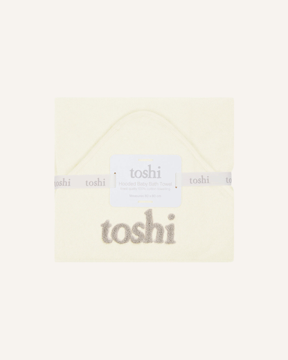 TOSHI - BABY BATH TOWEL - CREAM