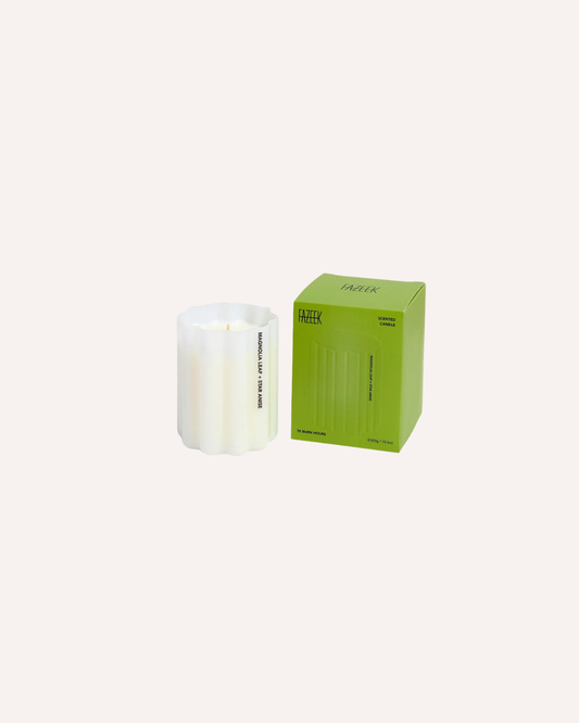 FAZEEK - WAVE CANDLE - MAGNOLIA LEAF + STAR ANISE