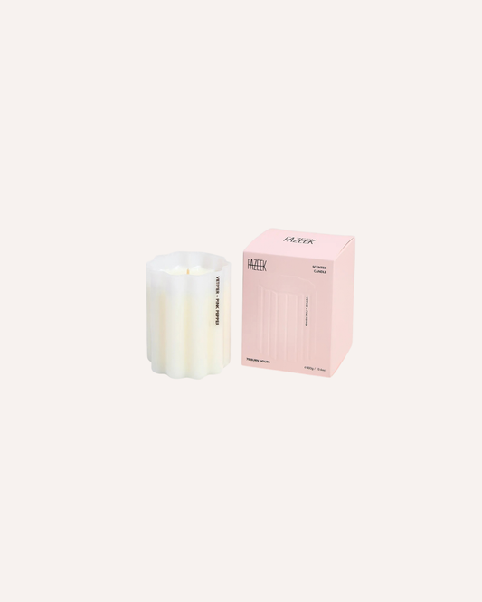 FAZEEK - WAVE CANDLE - VETIVER + PINK PEPPER