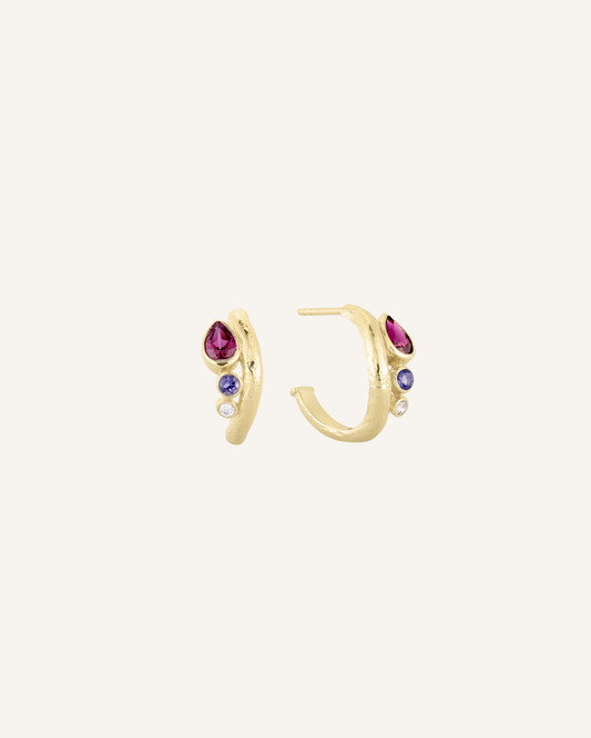 TONY MAY - EARRINGS - SORRENTO HOOPS - GOLD