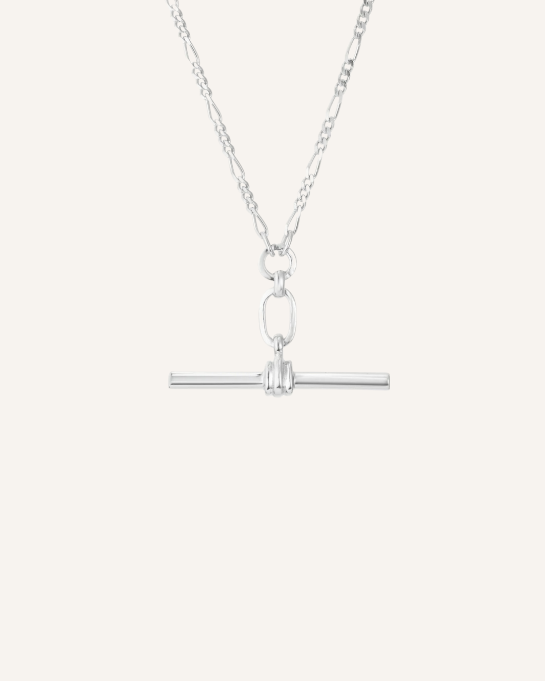 TONY MAY - FOB NECKLACE - SILVER